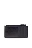 Black GG Crystal Canvas Card Holder 