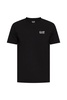 Ea7 Emporio Armani Logo Printed V-Neck T-Shirt