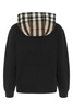 Burberry Checked Hood Zipped Hoodie