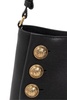 Balmain Logo Button Embellished Embleme Shoulder Bag