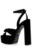 Versace Gianni Ribbon Platform Sandals