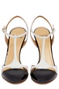 Francesco Russo Two-Toned T-Bar Pumps