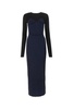 Dion Lee Two-Toned Knitted Corset Dress