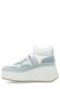 Chloé Nama Lace-Up Wedge Sneakers