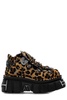 Vetements X New Rock Leopard Printed Platform Sneakers