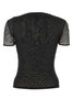 Blumarine Embellished Sheer Detailed T-Shirt