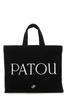 Patou Logo Printed Small Top Handle Bag