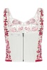 Dolce & Gabbana Majolica-Printed Marquisette Bustier Top