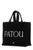 Patou Logo Printed Small Top Handle Bag