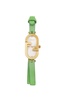 Fendi Woman Mint Green Leather O Lock Vertical Watch