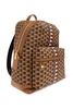 Bally Pennant Logo Printed Zip-Up Backpack