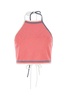 Fendi Woman Dark Pink Viscose Blend Crop Top