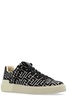 B Court Monogram Jacquard Low-Top Sneakers