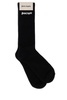 Palm Angels Man Black Stretch Cotton Blend Socks