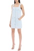 VERSACE Stylish Light Blue Mini Denim Dress for Women - SS24 Collection