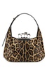 Alexander Mcqueen Woman Printed Leather The Jewelled Hobo Shoulder Bag