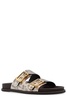 Fendi Feel Logo Buckled Slip-On Slides