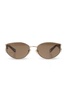 Chloé Eyewear Irregular Frame Sunglasses