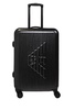 Emporio Armani Logo Embossed Four Wheels Suitcase