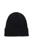 Moncler Logo Patch Ribbed Beanie