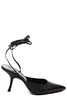 By Far Pointed Toe Slingback Pumps