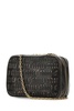 Miu Miu Woman Dark Brown Leather Shoulder Bag