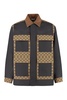 Gucci Contrasted Monogram Shirt Jacket