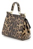 Dolce & Gabbana Kim Leopard Printed Medium Sicily Bag