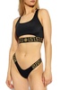 Versace Greca Border Cut-Out Detailed Bikini Top