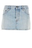 Miu Miu Woman Denim Mini Skirt