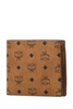 MCM All-Over Logo Printed Bi-Fold Wallet