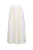 Christian Dior Pleated High Waist Midi Skirt