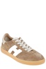 H647 lace-up suede sneakers