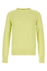 Dries Van Noten Man Acid Green Alpaca Blend Sweater