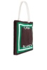 Casablanca Logo-Embroidered Crochet-Knit Top Handle Bag