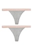 Emporio Armani Two Pack Thongs