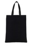 Jil Sander Man Black Canvas Medium Book Shopping Bag