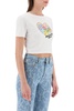 Alessandra Rich Sunrise Crewneck Cropped T-Shirt