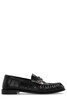 Saint Laurent Logo Plaque Slip-On Loafers