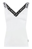 Moschino Logo-Strap V-Neck Vest