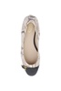 Snake Graphic Printed Slip-On Ballet Flats