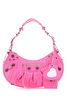 Fluo Pink Nappa Leather Le Cagole Xs Shoulder Bag