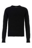 Dries Van Noten Man Black Alpaca Blend Sweater