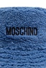 Moschino Logo Embroidered Faux Fur Bucket Hat