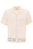 Ps Paul Smith Bowling Shirt With Cross Stitch Embroidery Details