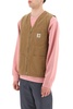 Carhartt WIP V-Neck Logp Patch Zipped Vest