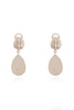 Moschino Embellished Drop Clip-On Earrings