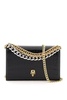 Alexander McQueen Skull Plaque Chain-Linked Shoulder Bag