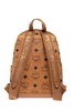 MCM Stark Monogrammed Zip-Up Backpack