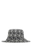 Marine Serre Flat Brim Logo Jacquard Bucket Hat